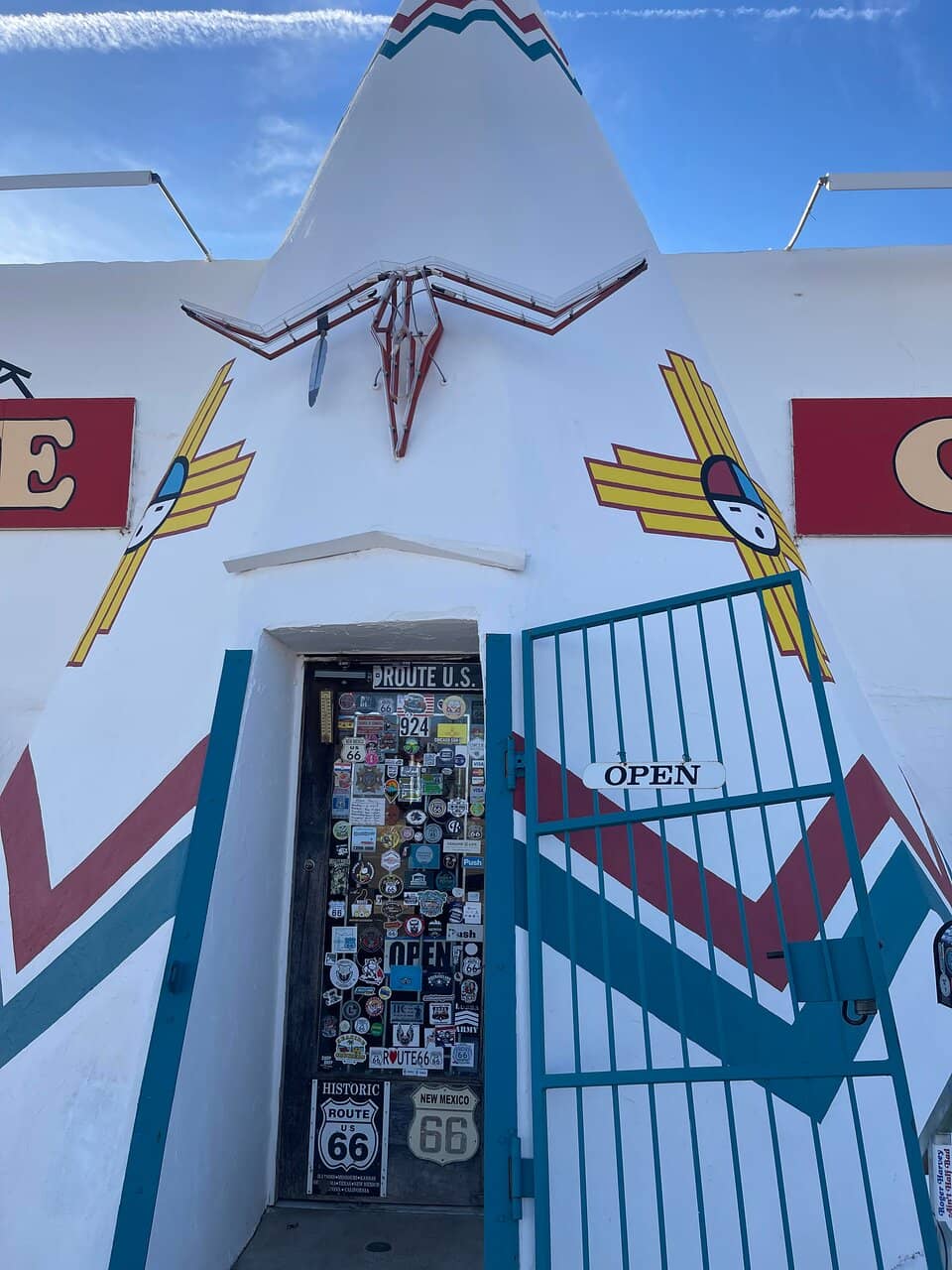 Teepee-Shaped Facade