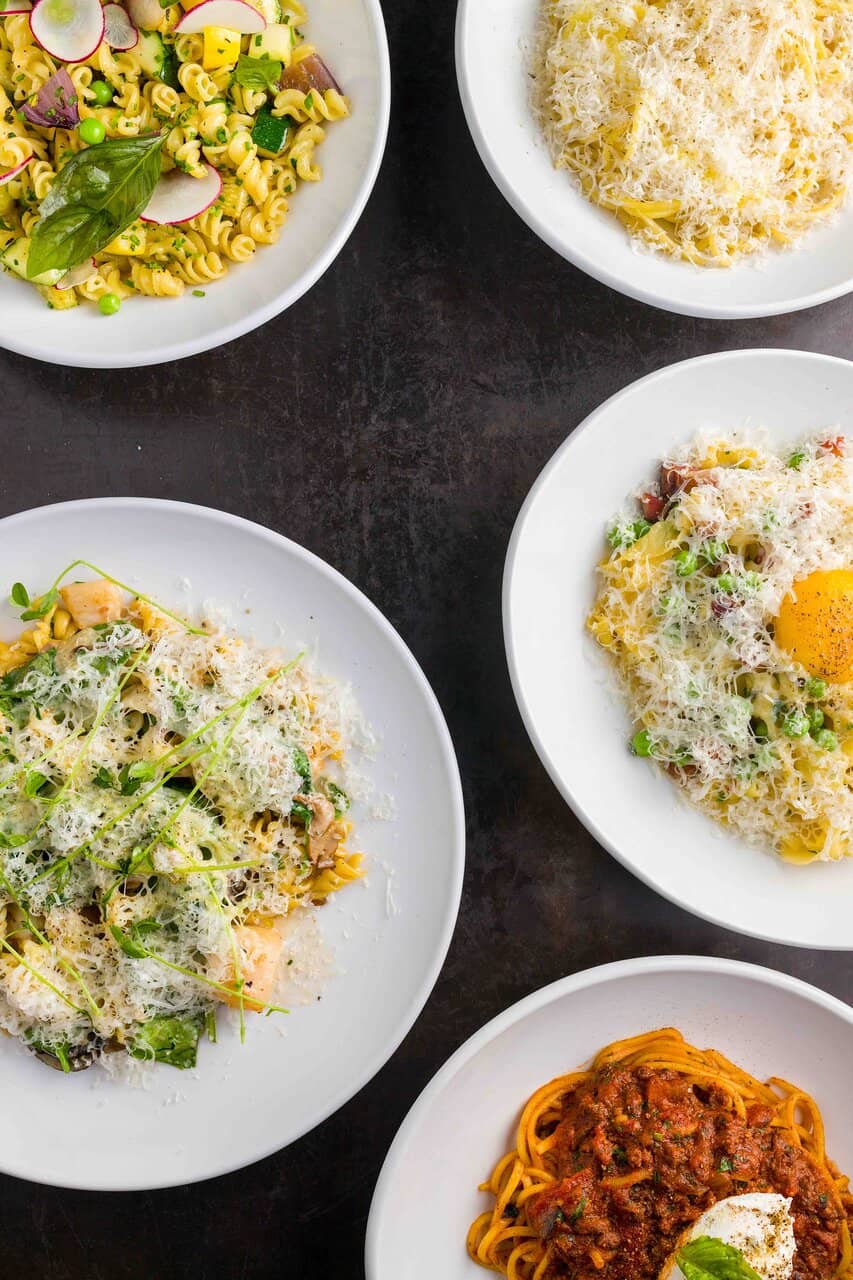 Various Pasta Dishes