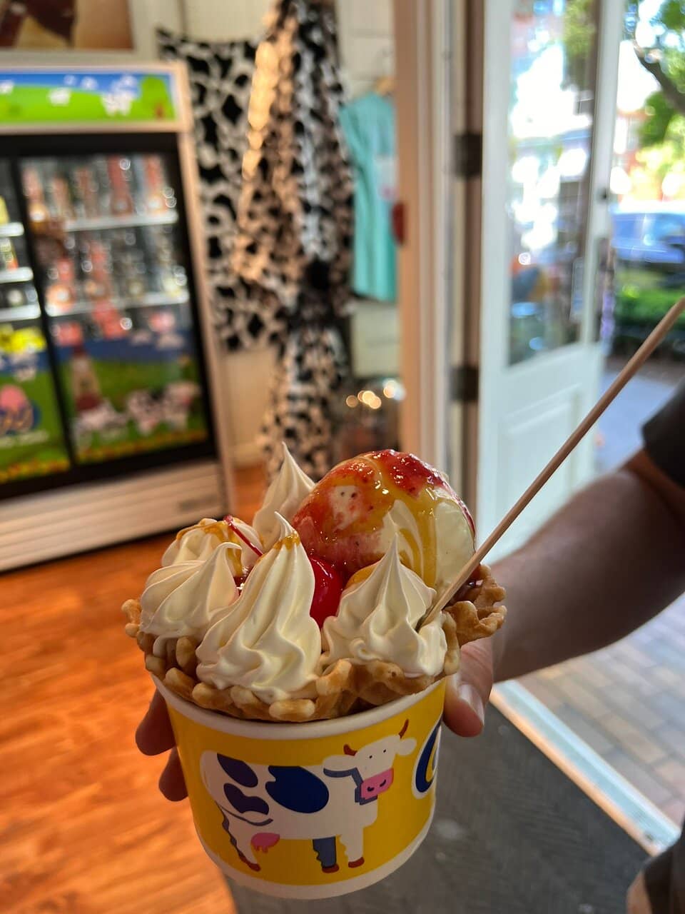 Freshly Made Waffle Cones