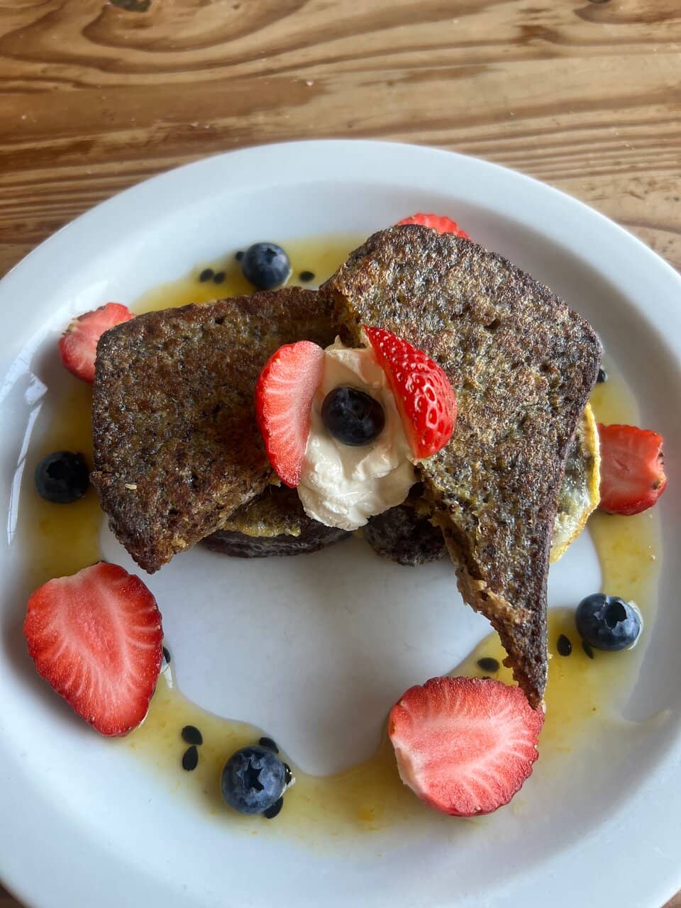 Banana bread French toast