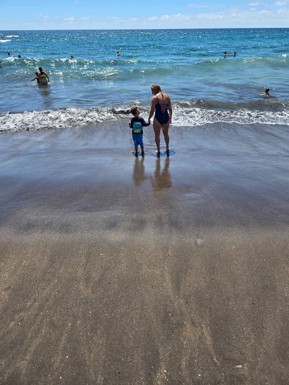 Expansive Black Sand Beach