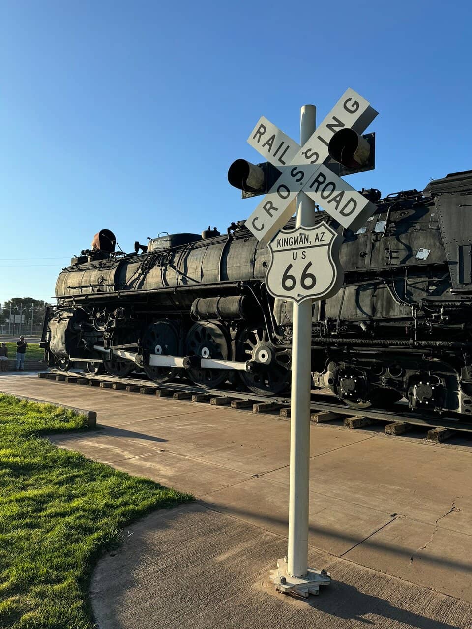 Caboose and Waypoint Sign
