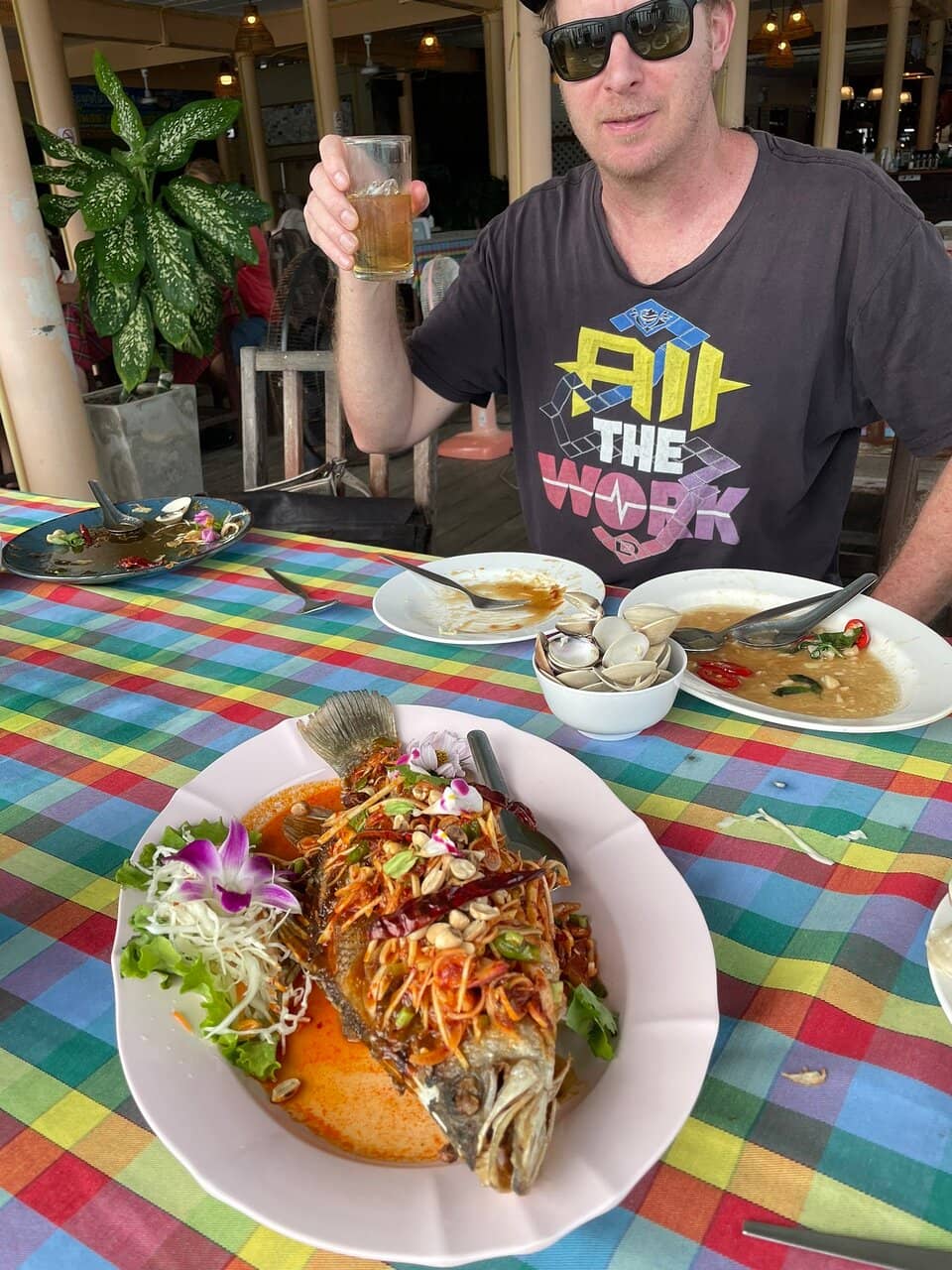 Golden Mermaid Statue