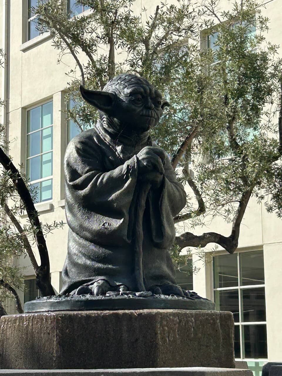 The Yoda Fountain