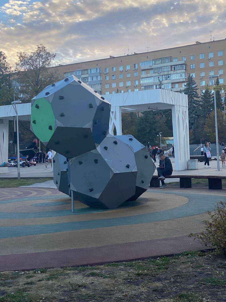 Bustling Cafes & Shops