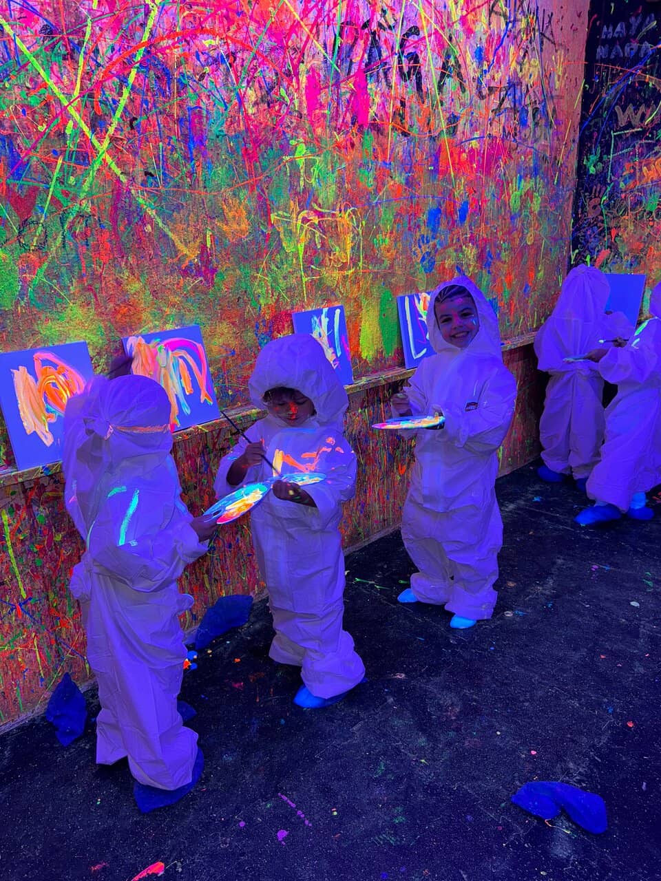 Neon Painting Fun