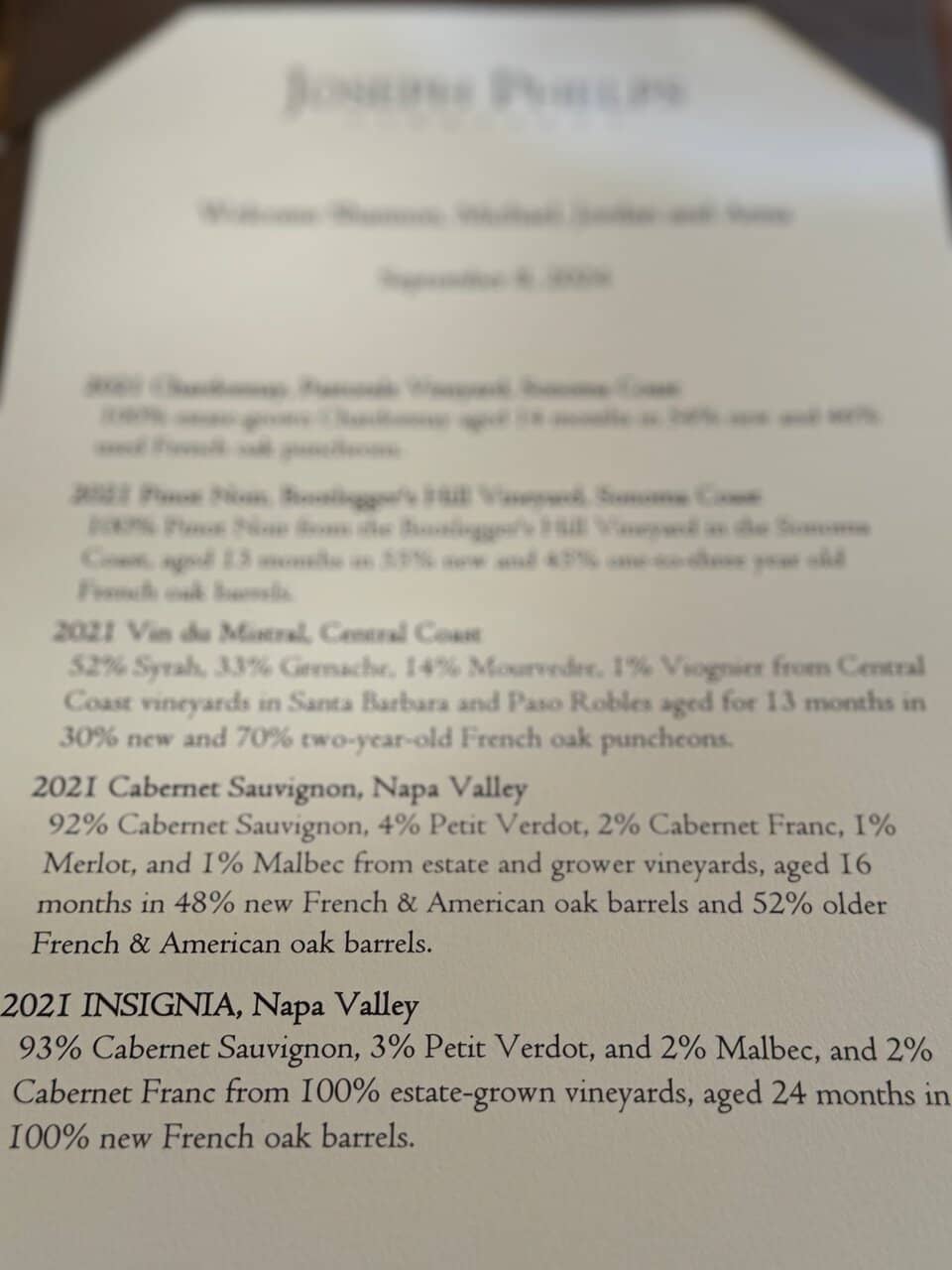 Elegant Tasting Room