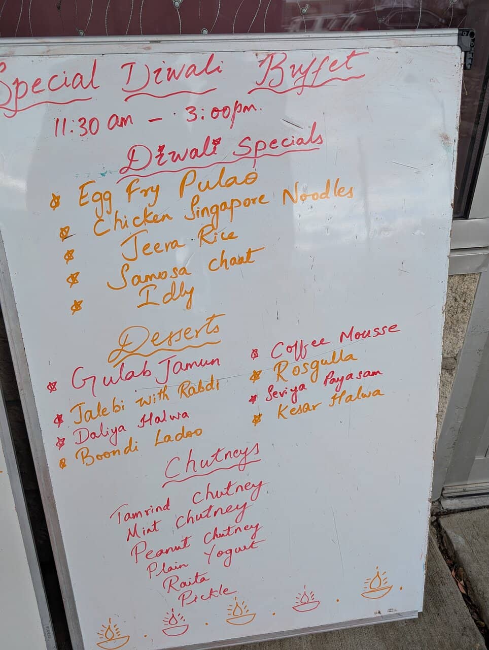 Massive Menu Selection