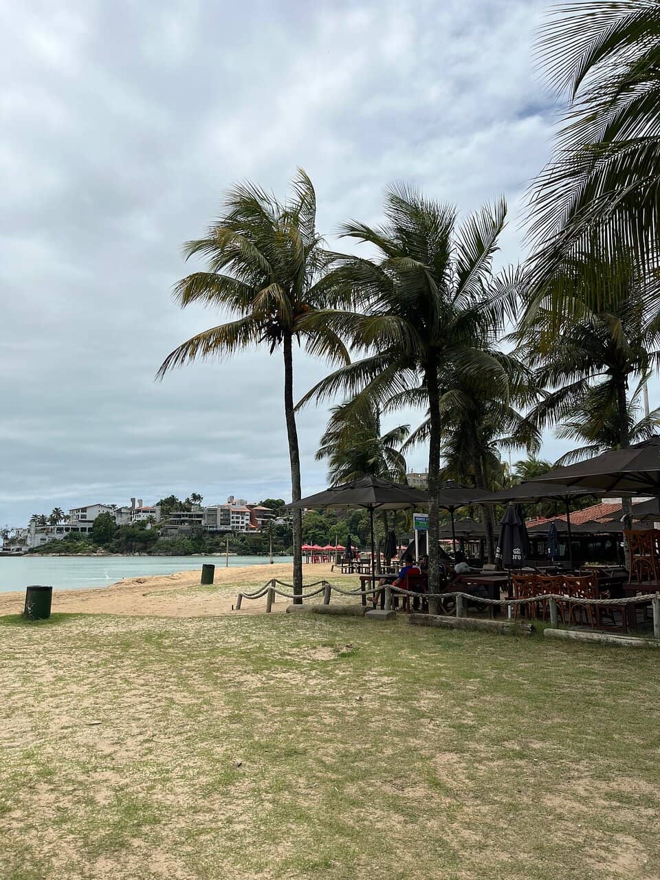 Vibrant Beachfront Kiosks