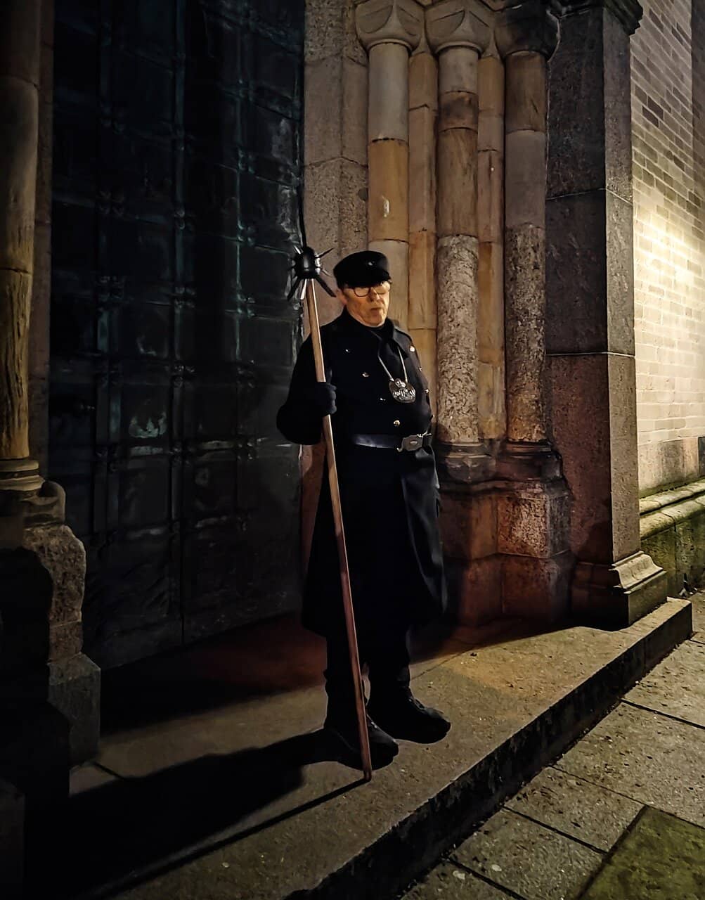 Lantern-Lit Cobblestone Streets