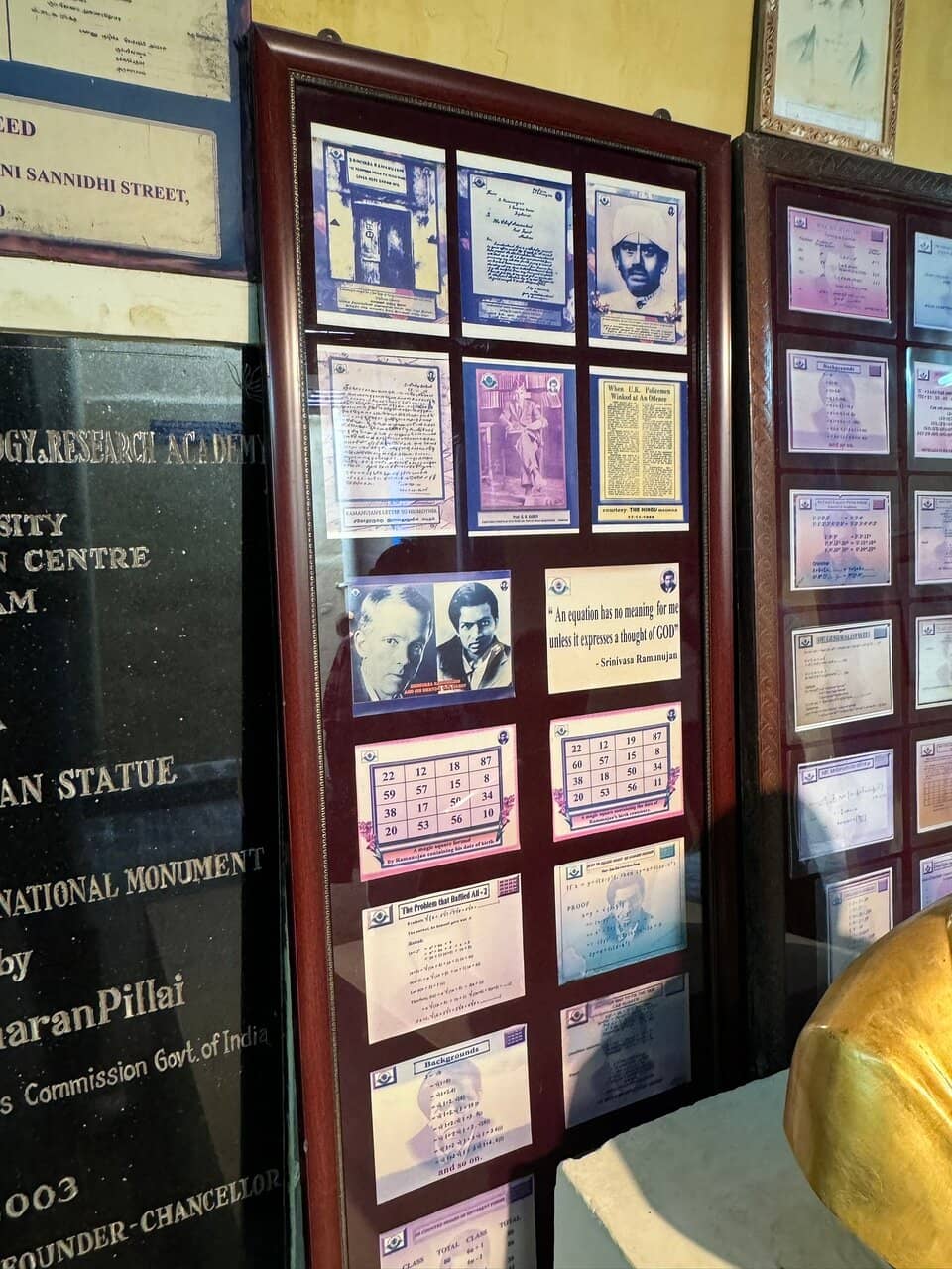 Mathematical Legacy Display