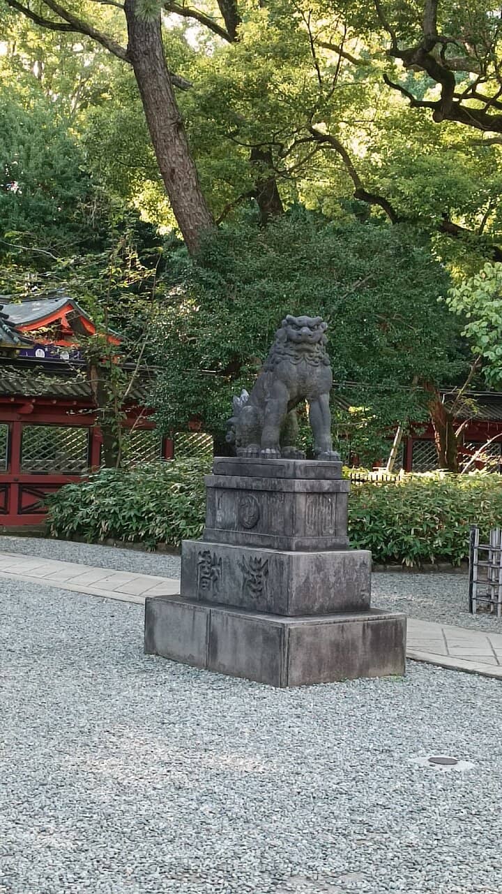 Stone Fox Statues