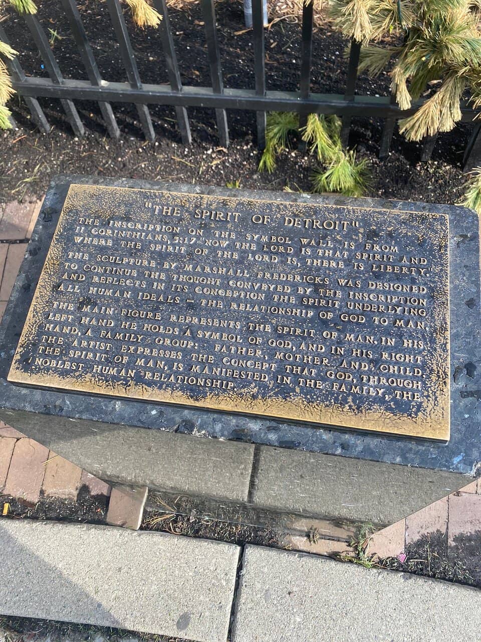 The Spirit of Detroit Statue