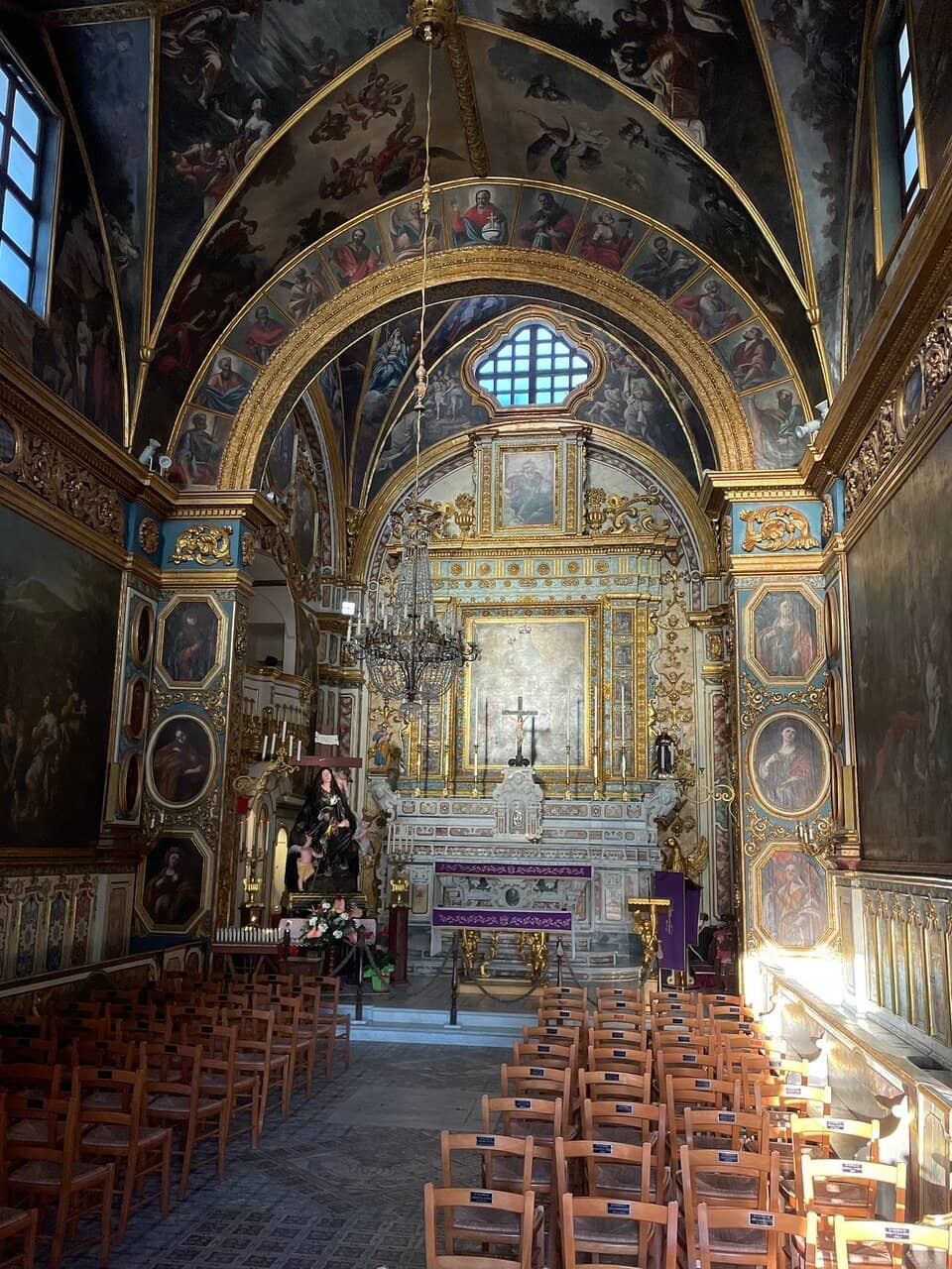 Hidden Evangelist Frescoes