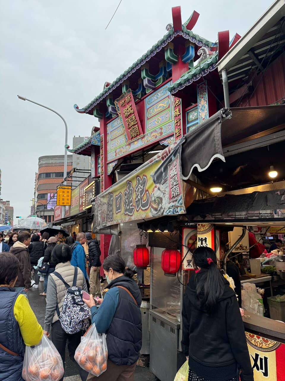 Vibrant Street Food Market