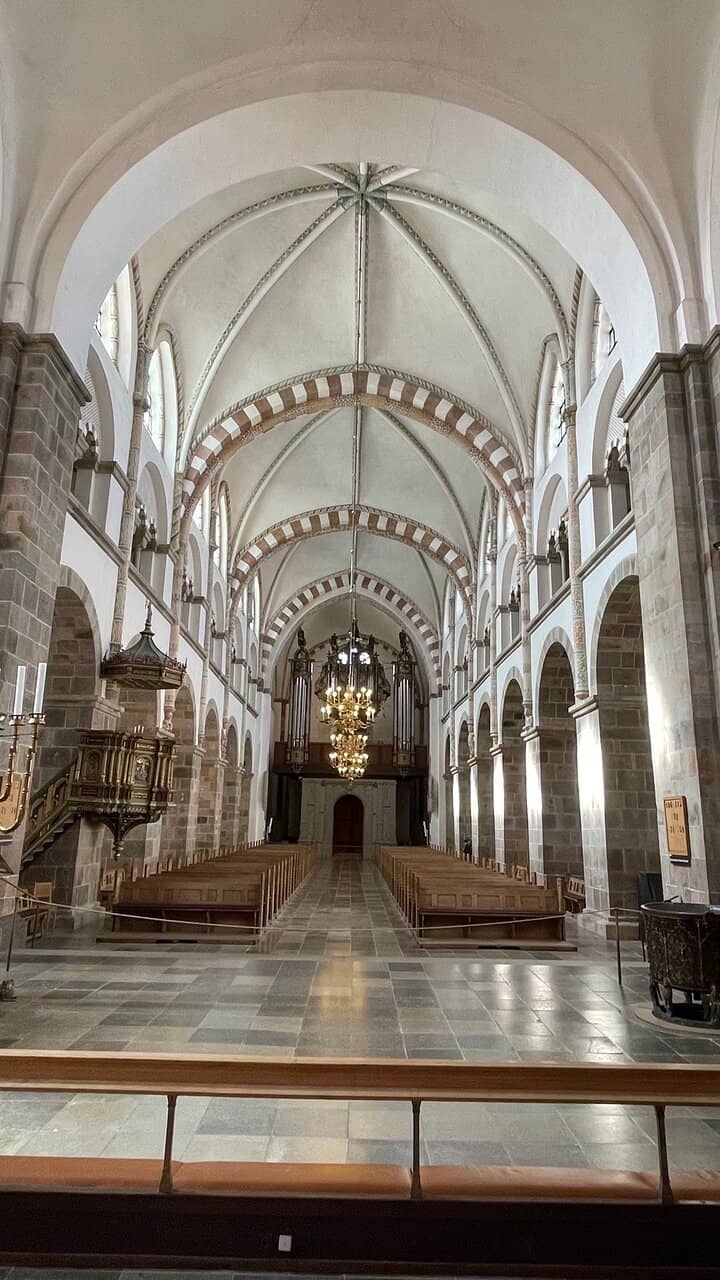Historic Baptismal Font & Pulpit