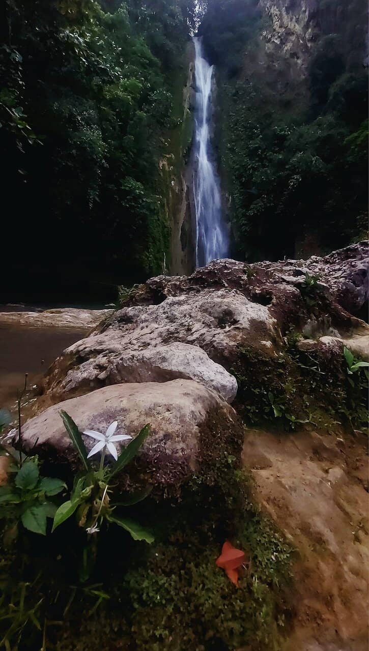Behind the Falls
