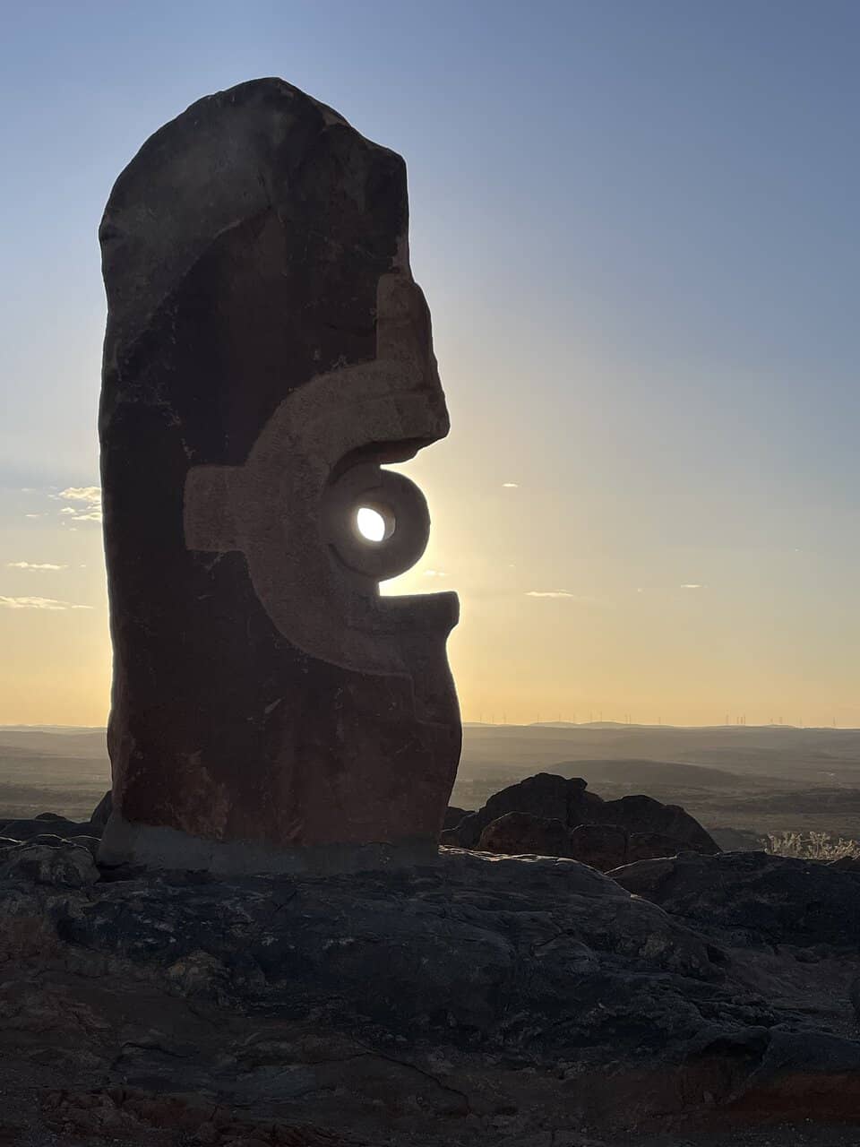 Sculptures in Natural Landscape