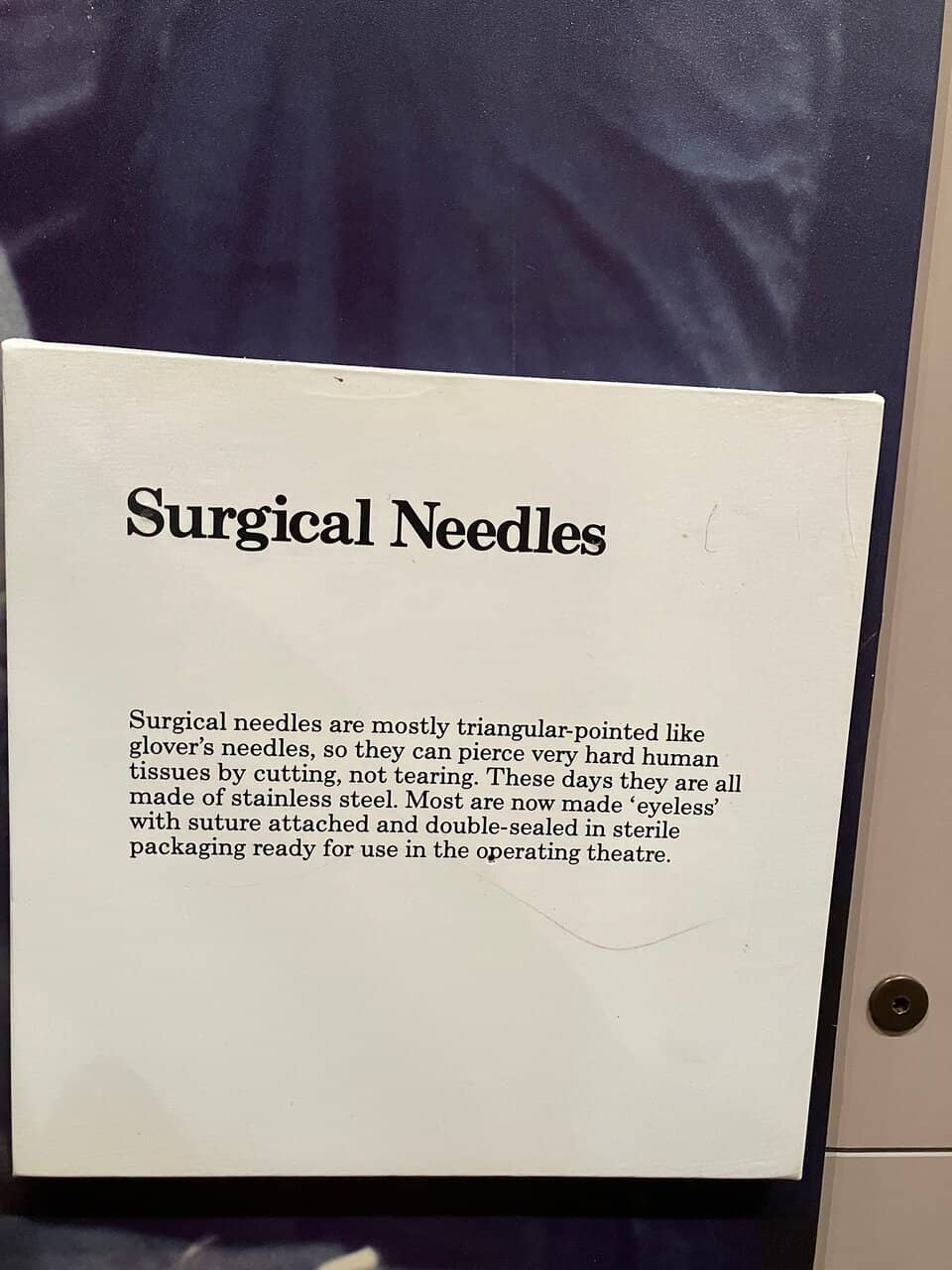 Needle Making Dioramas