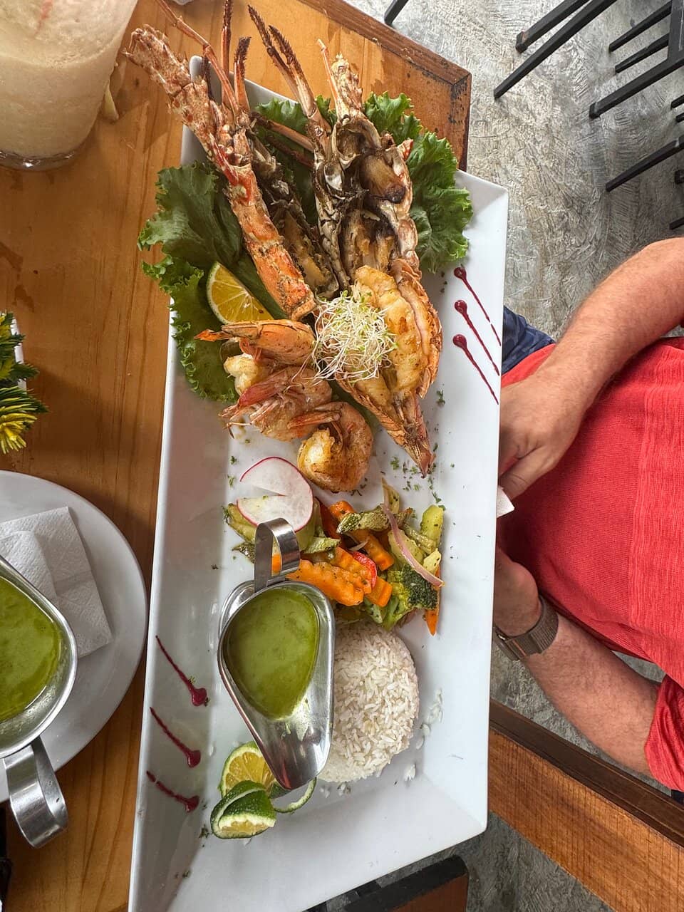 Fresh Ceviche and Tuna Salad