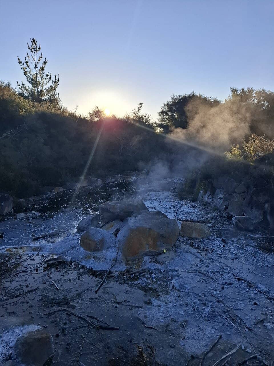 Bubbling Mud Pools