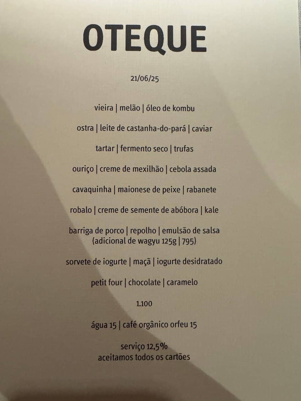 Chef's Table Experience