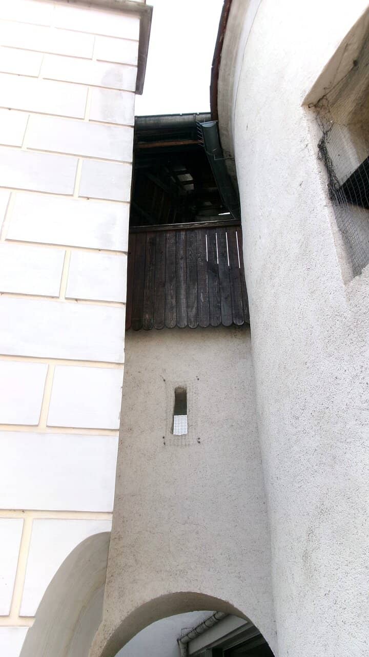 Clock Tower Above the Gate