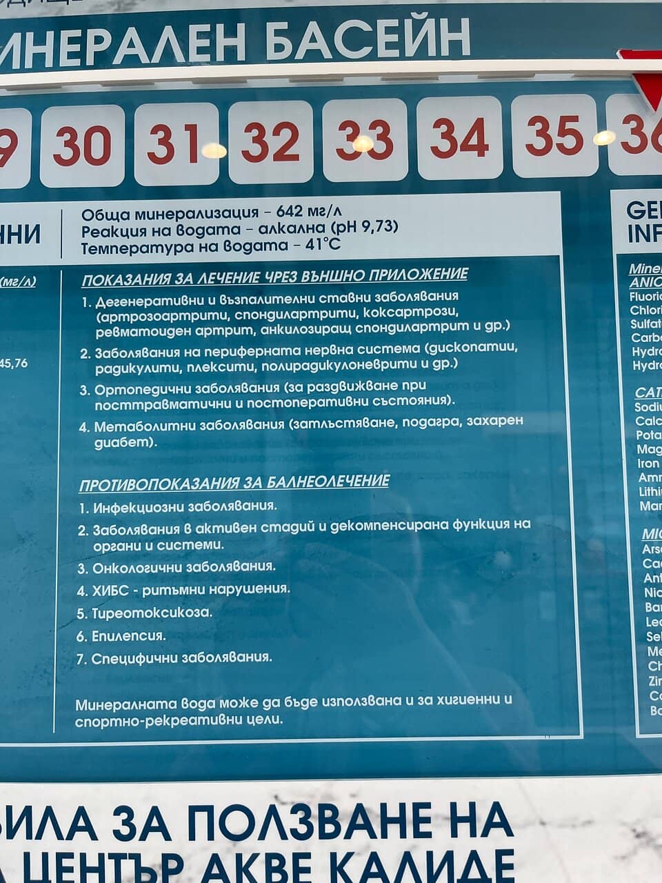 Mineral Water Pool & Baths