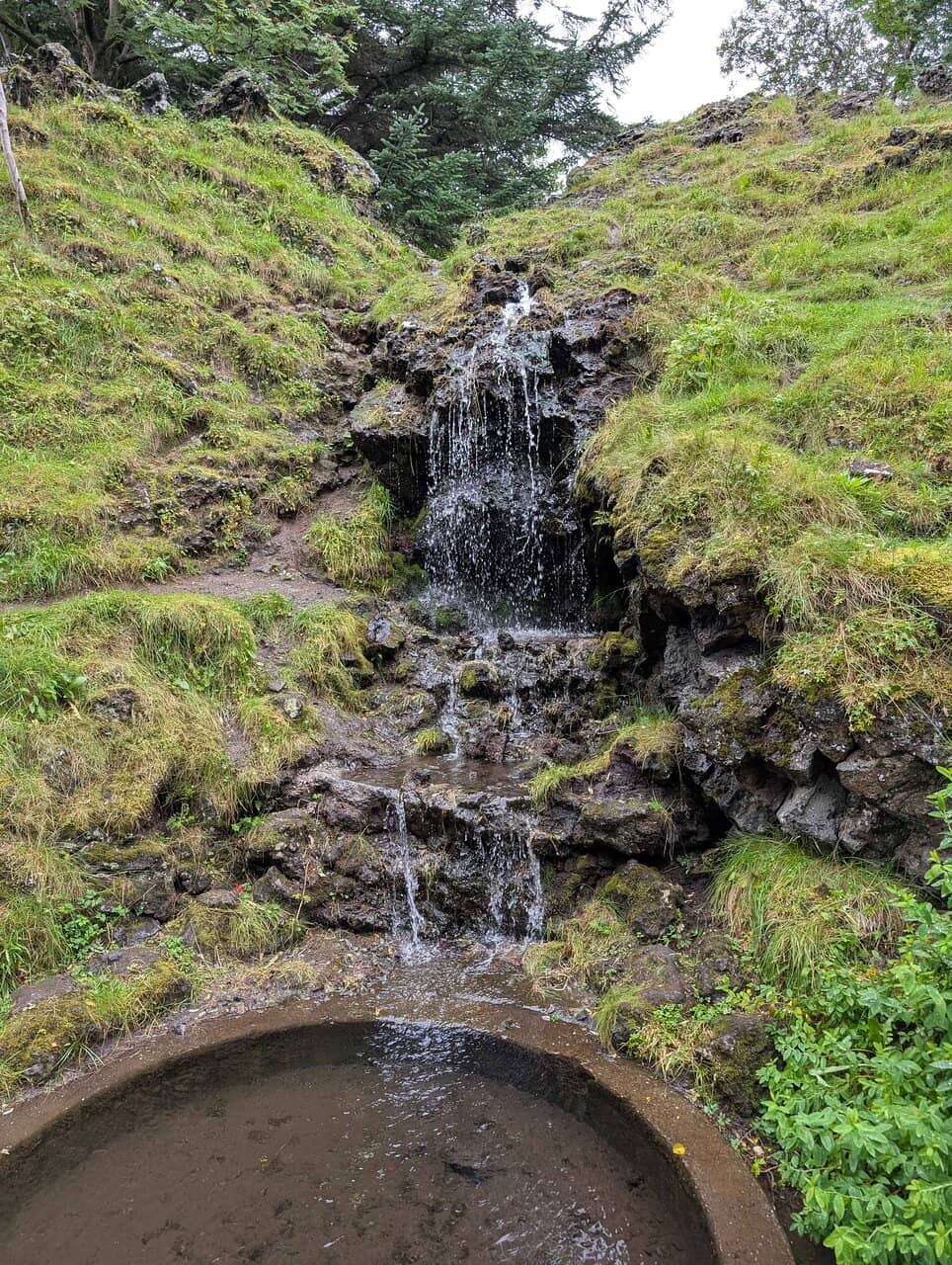 Mossy Lava Formations