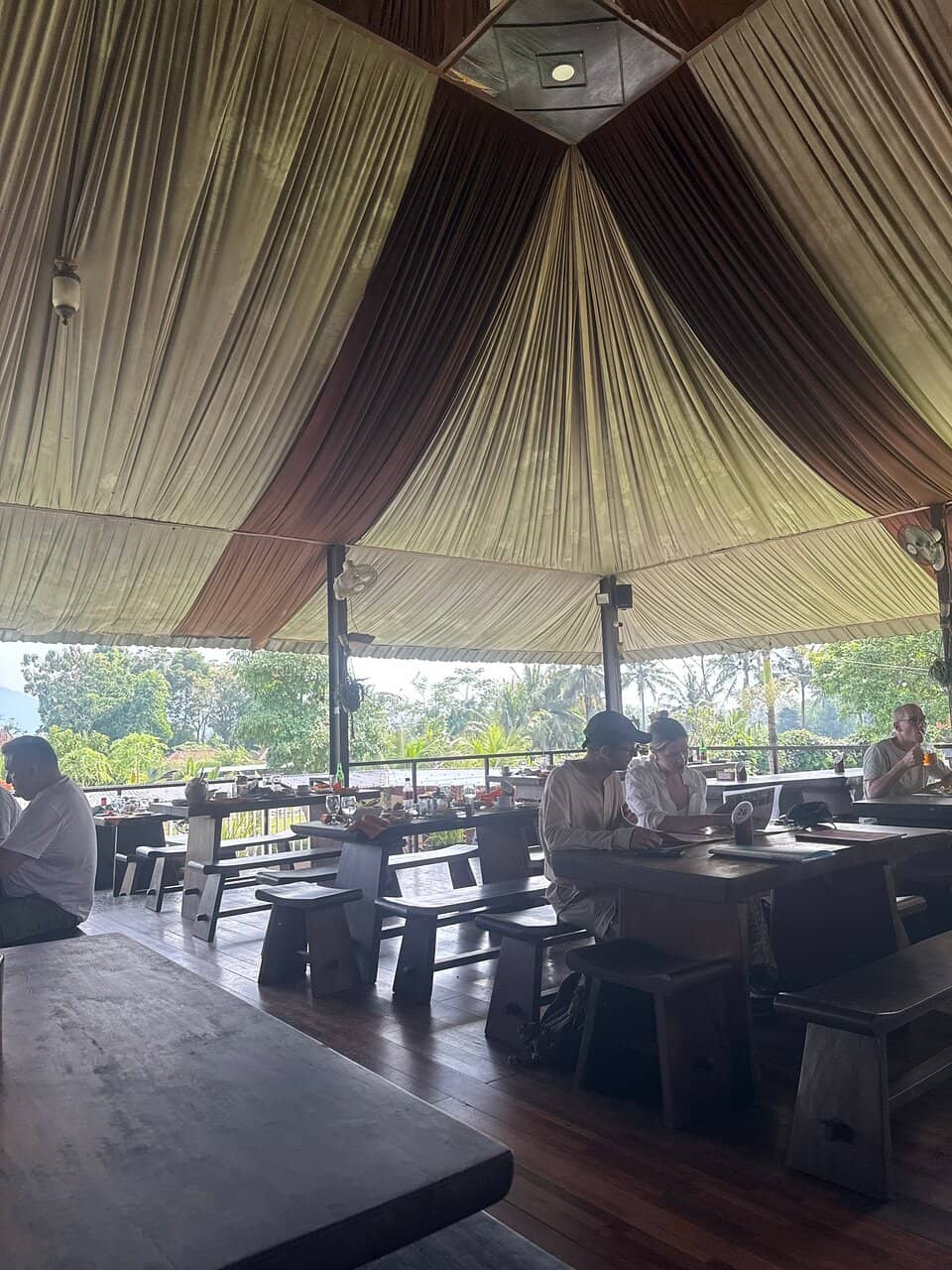 Unique Open-Air Tent Dining