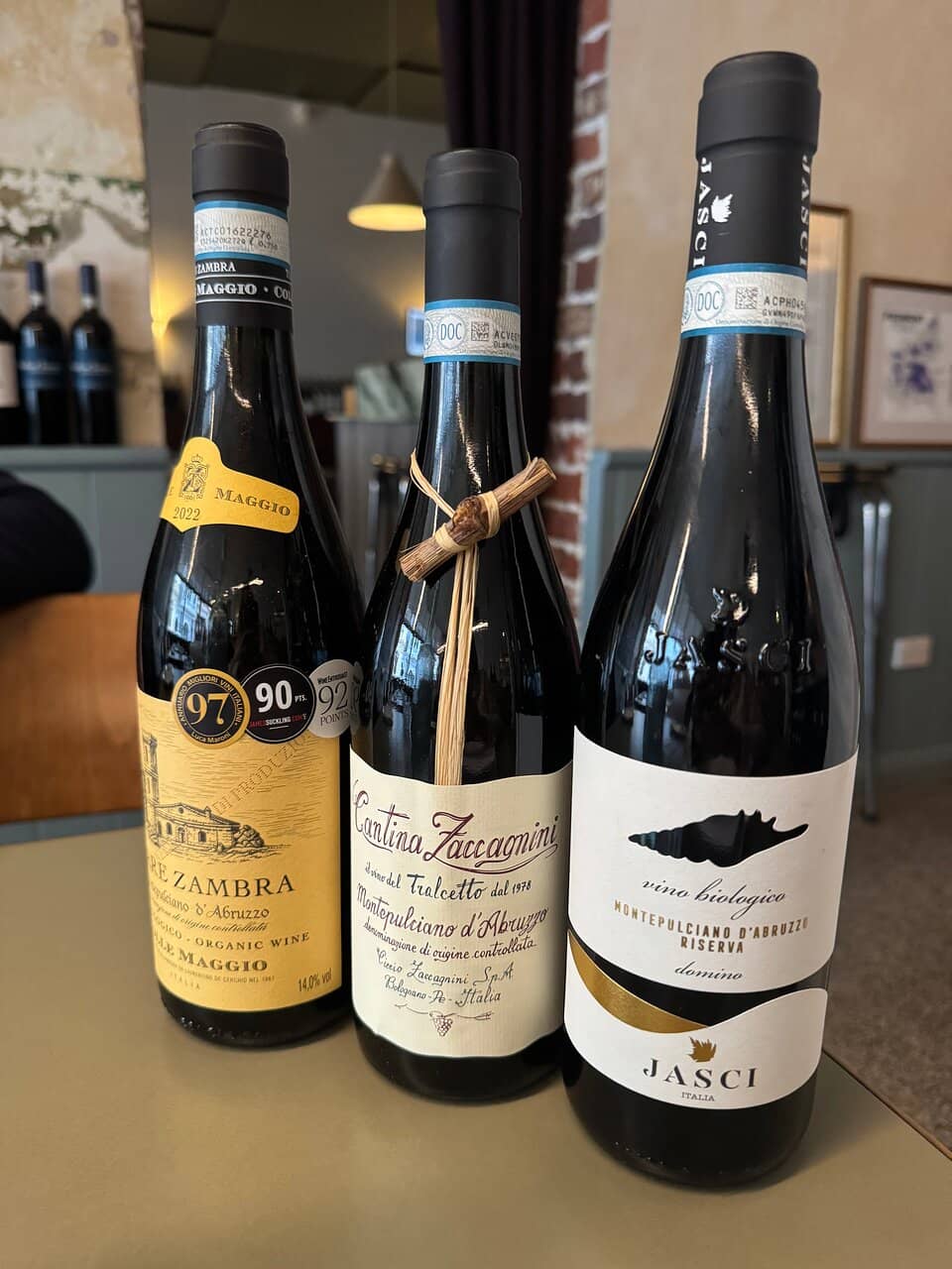 Exceptional Italian Wine List