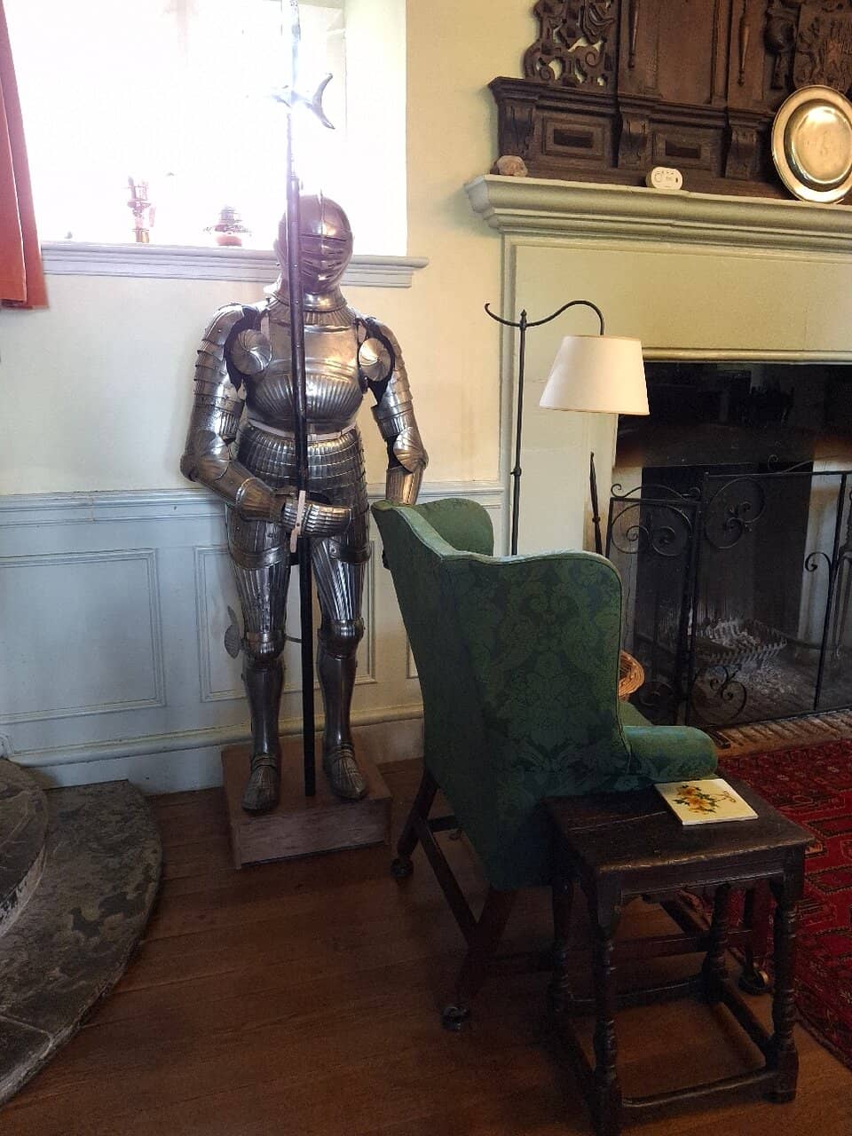 Striking Tiled Dining Room Floor