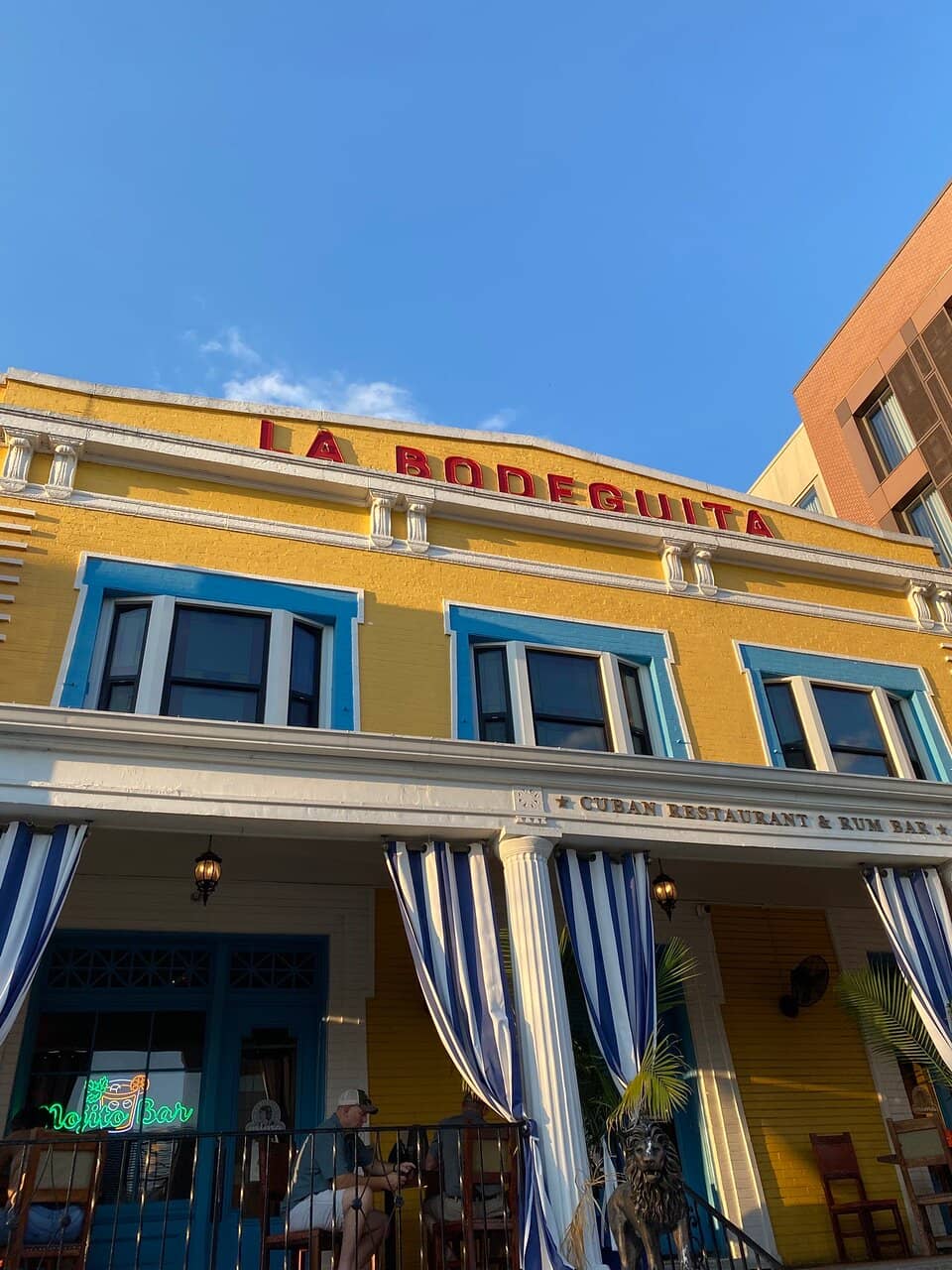 Vibrant Patio and Live Music