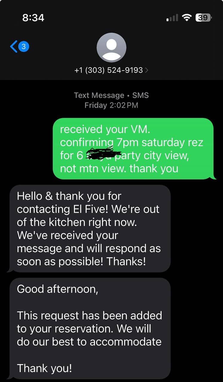 Exceptional Service