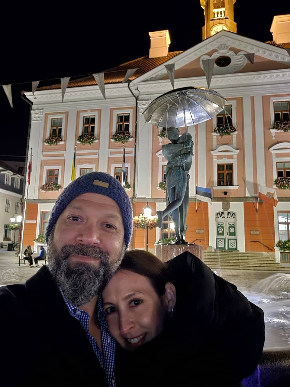 Winter Ice Skating Rink