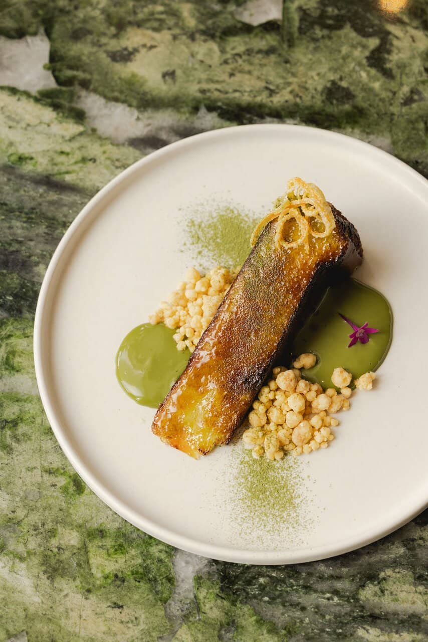 Matcha Basque Brûlée