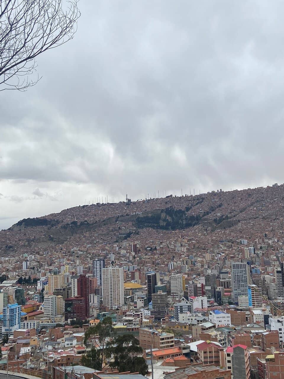 Illimani Mountain Backdrop