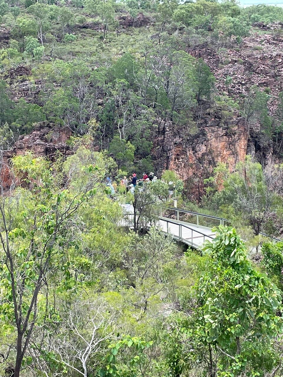 Refreshing Waterfall Swim
