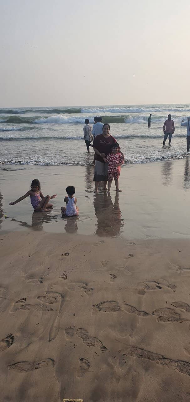 Peaceful Beach Walk