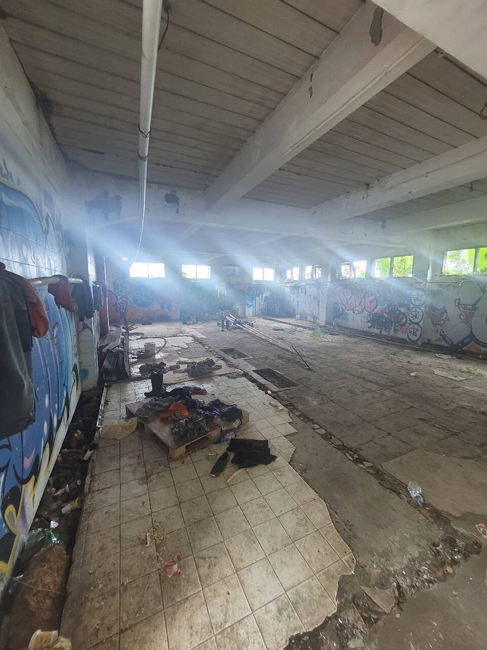 Graffiti-Covered Structures