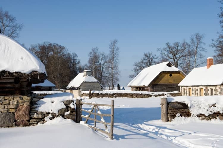 Village Houses & Windmills