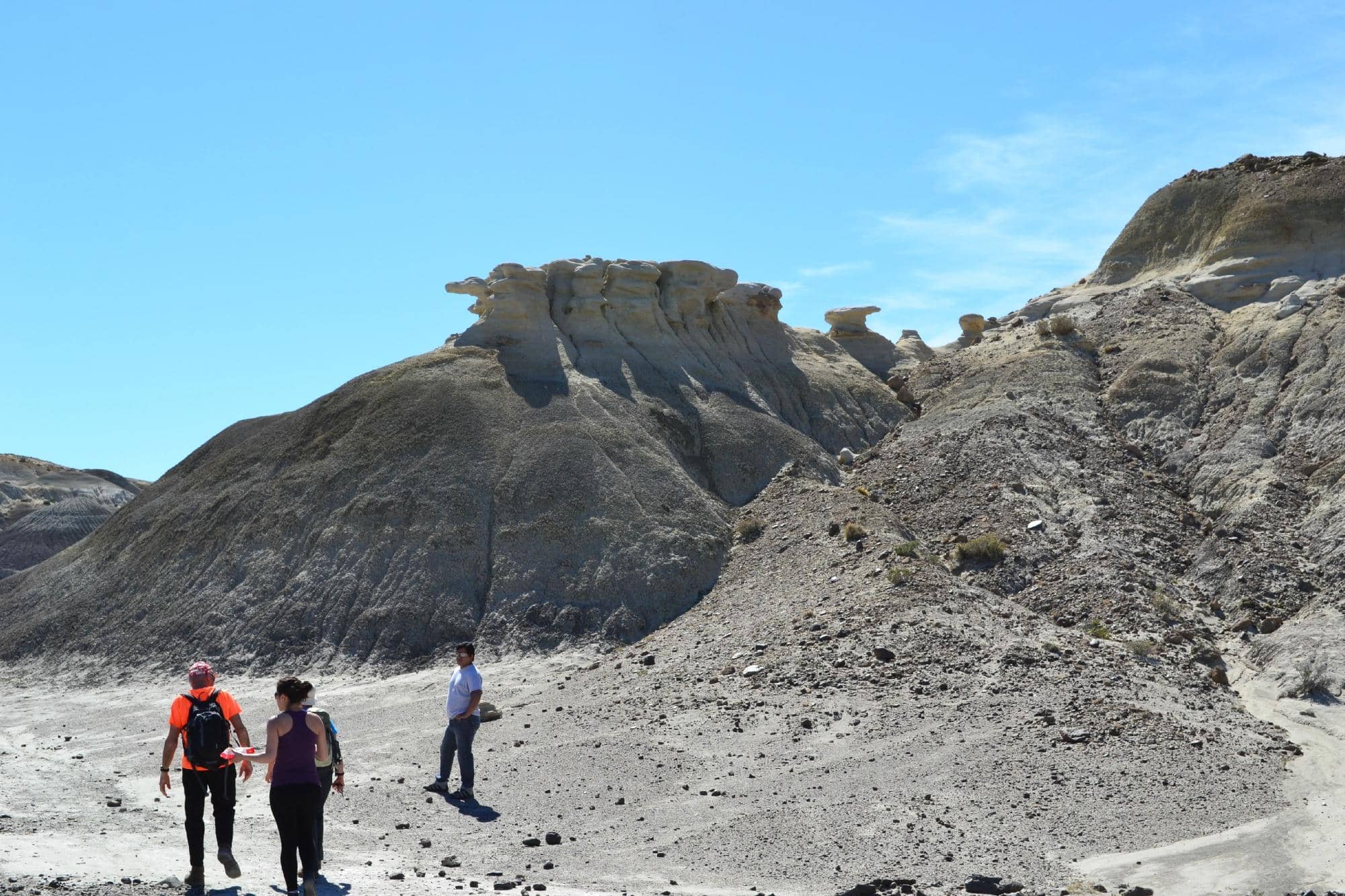 Unique Badlands Landscape