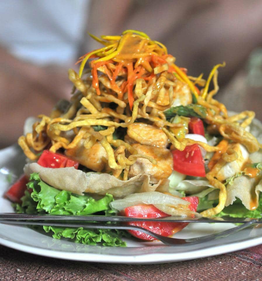 Vibrant Khao Soi Chicken Salad
