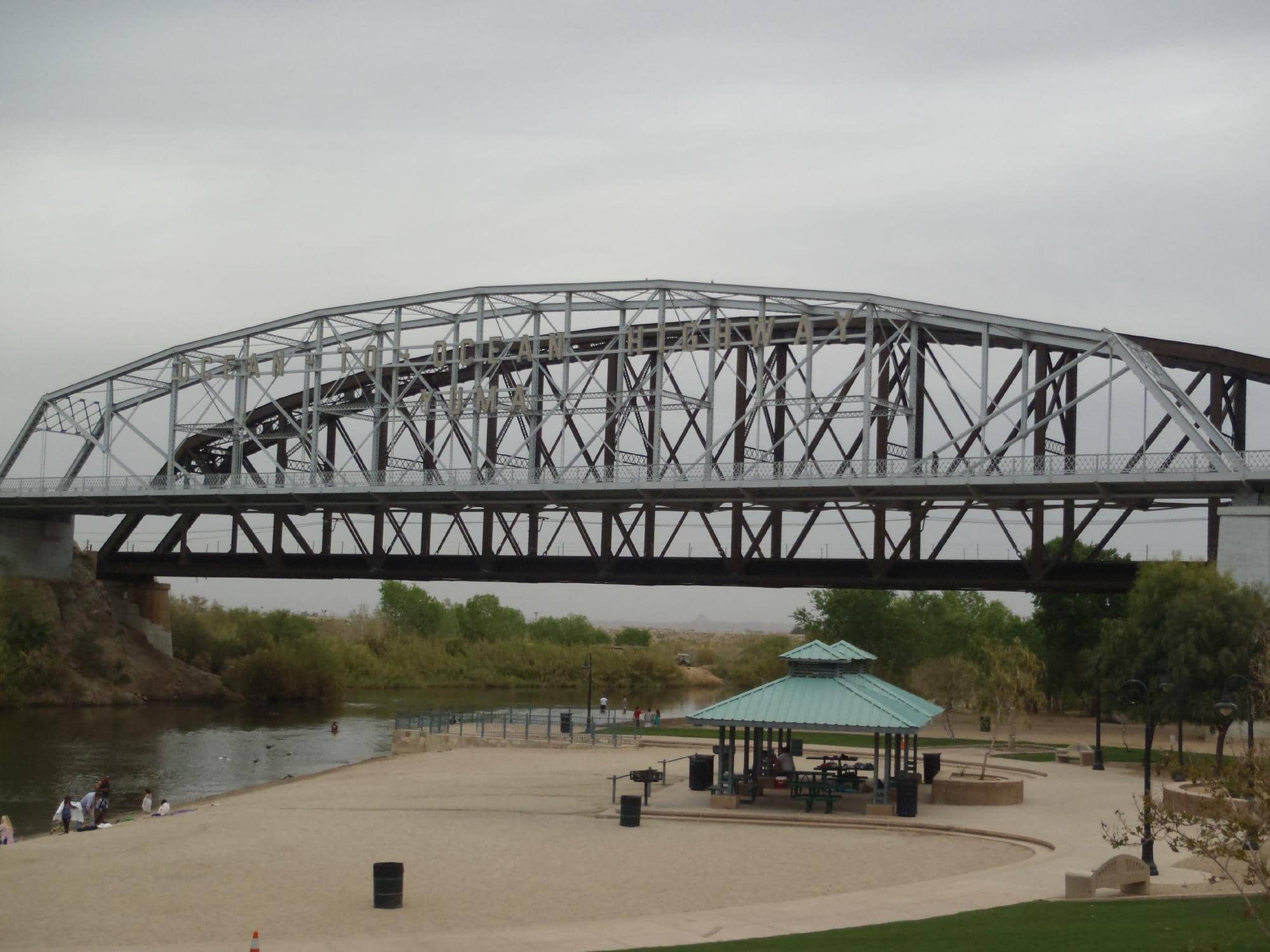 Ocean to Ocean Bridge Pivot Point