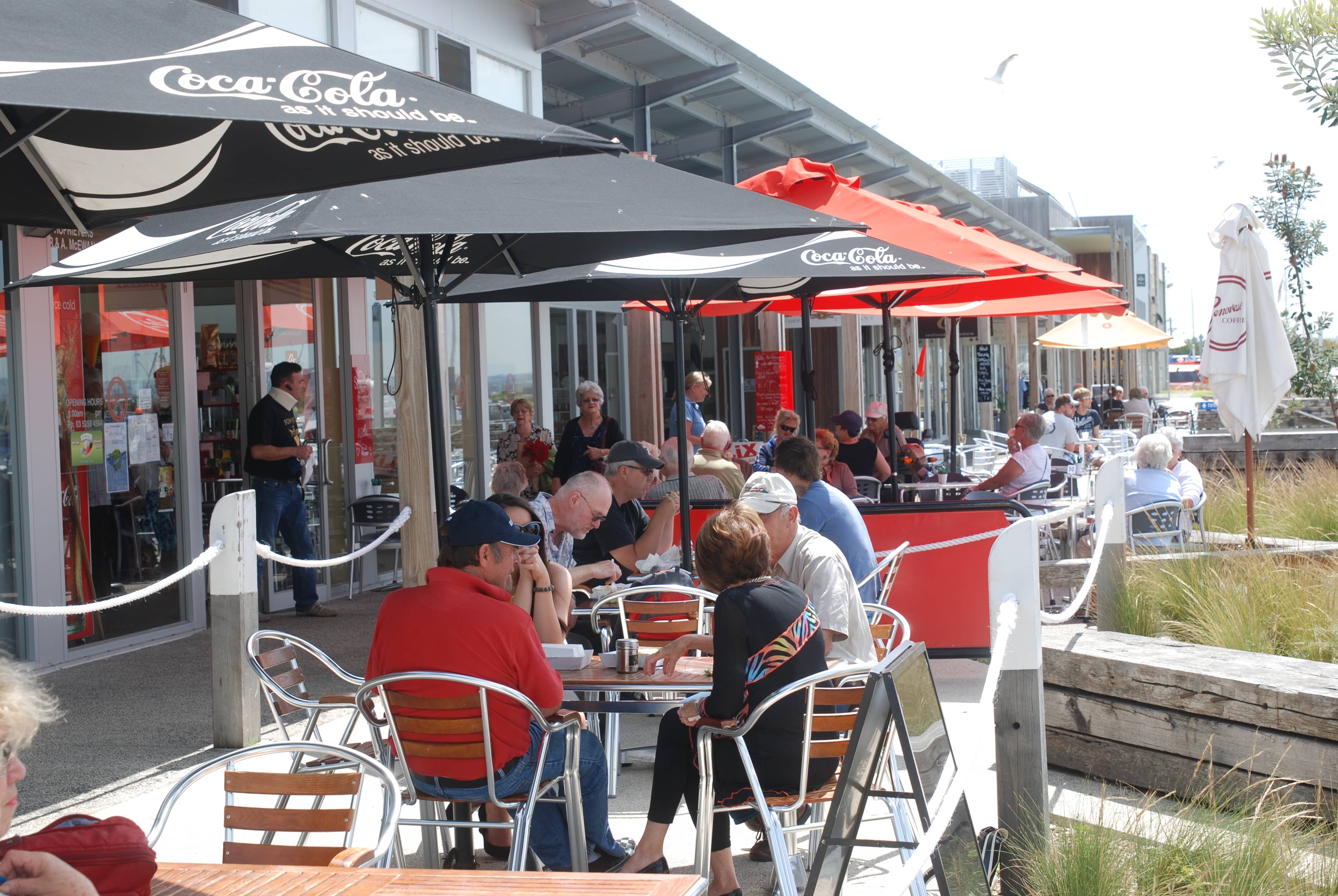 Squid Fishing from the Pier