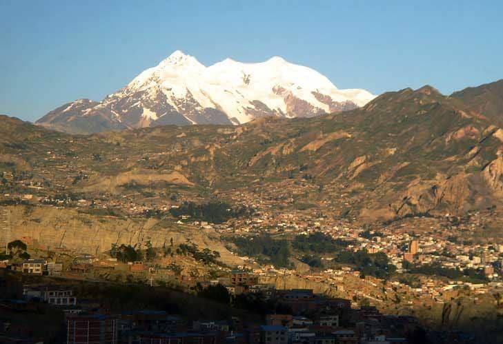 Illimani at Sunset