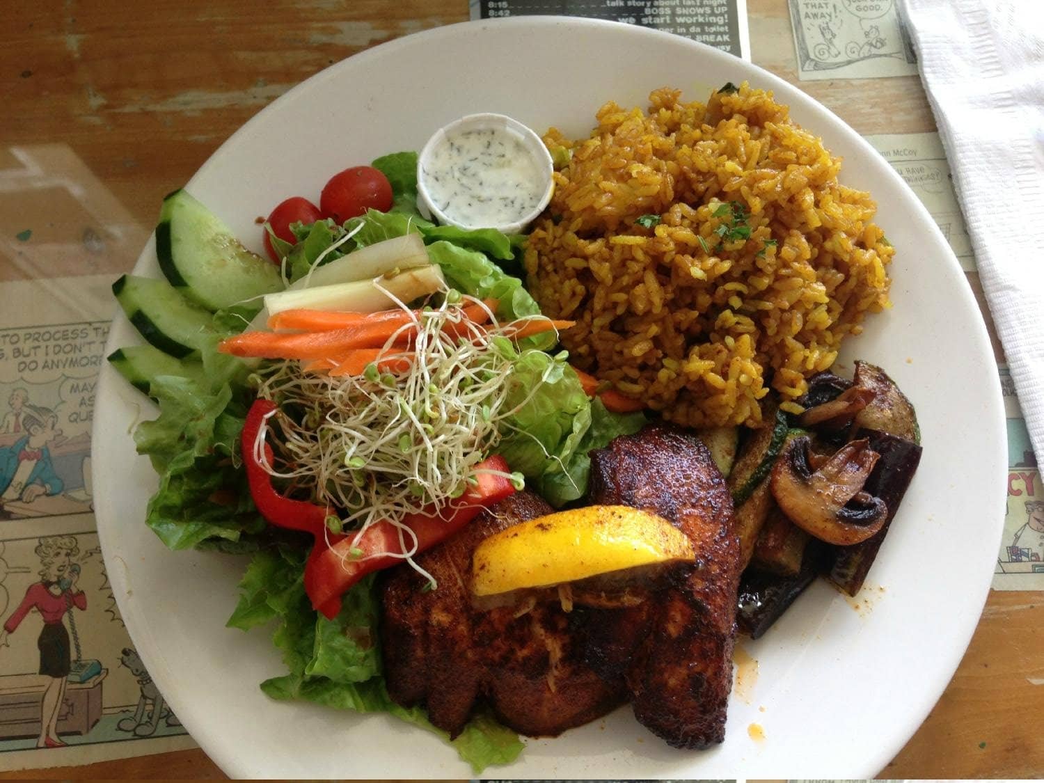 Generous Portions & Local Ingredients