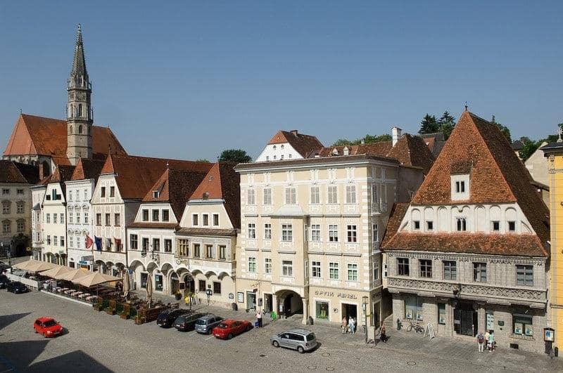 Enns and Steyr Rivers Confluence