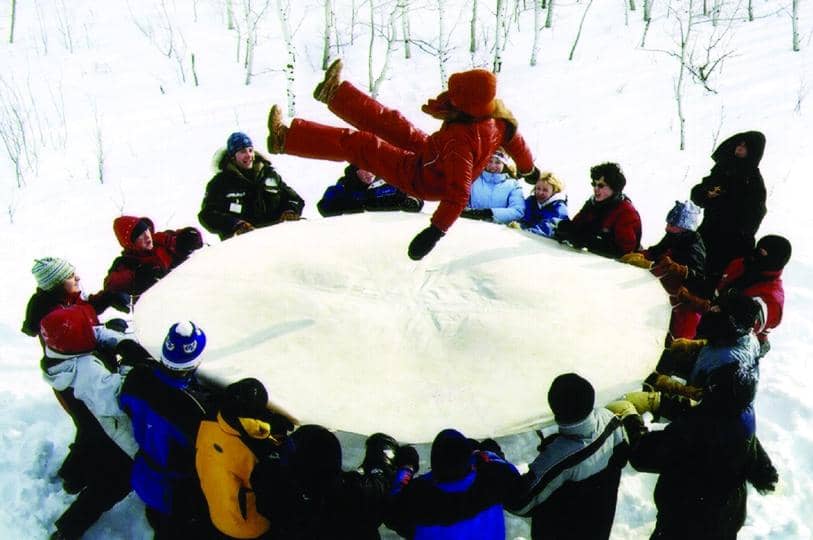 Winter Tobogganing