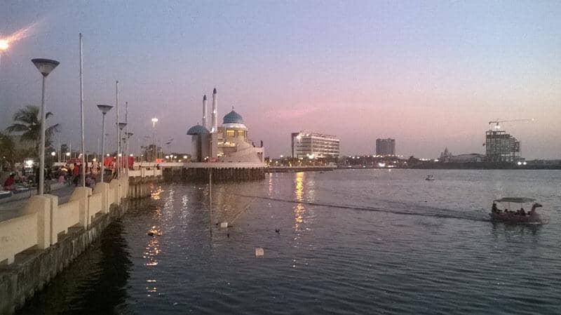 Lively Evening Promenade